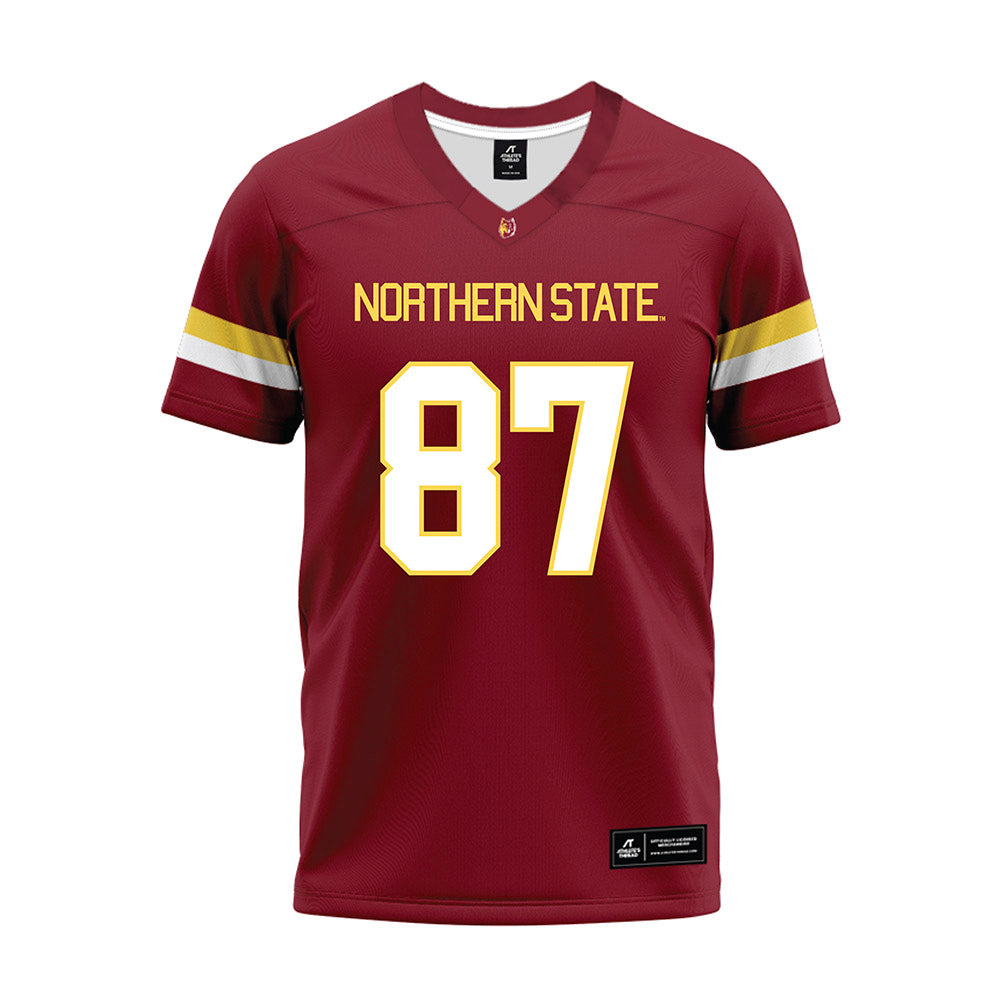 NSU - NCAA Football : Gavin Giesler - Maroon Premium Football Jersey-0