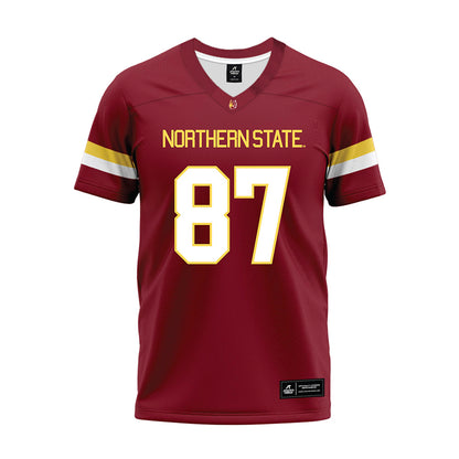 NSU - NCAA Football : Gavin Giesler - Maroon Premium Football Jersey-0