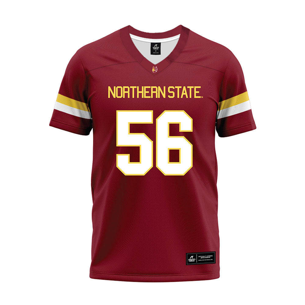 NSU - NCAA Football : Sam Souerdyke - Maroon Premium Football Jersey-0