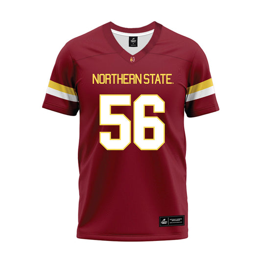 NSU - NCAA Football : Sam Souerdyke - Maroon Premium Football Jersey-0
