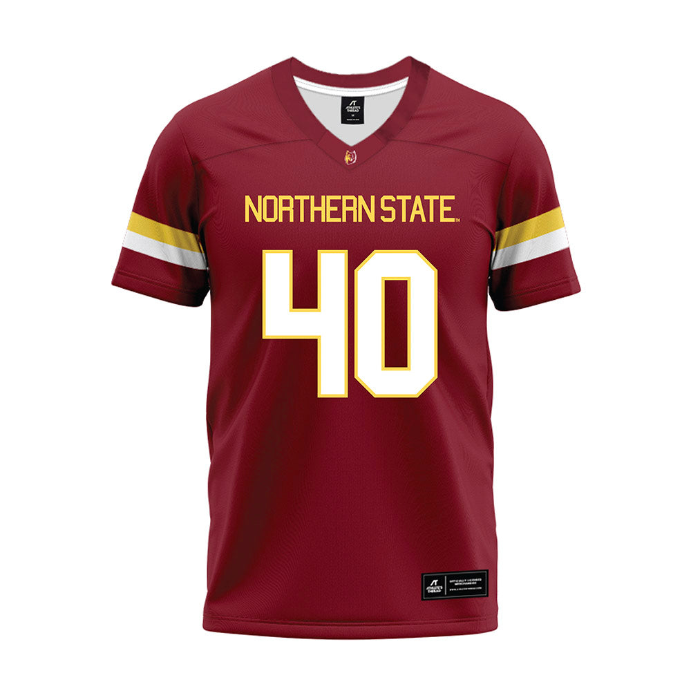 NSU - NCAA Football : Jackson Waitkus - Maroon Premium Football Jersey-0