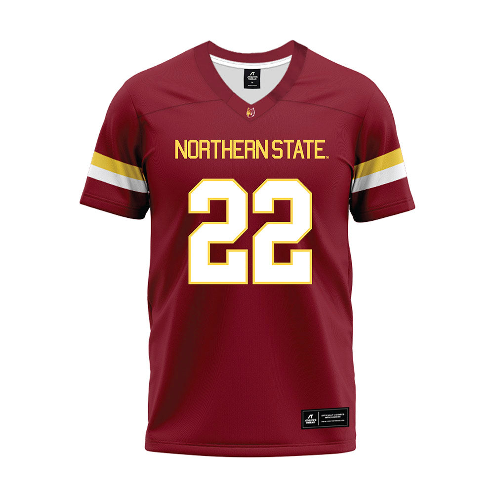NSU - NCAA Football : Dreavin Hodge - Maroon Premium Football Jersey-0