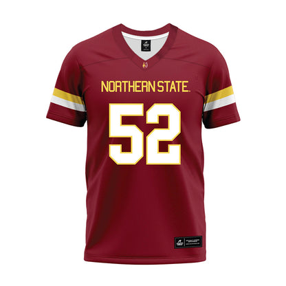 NSU - NCAA Football : Matthew Mount - Maroon Premium Football Jersey-0