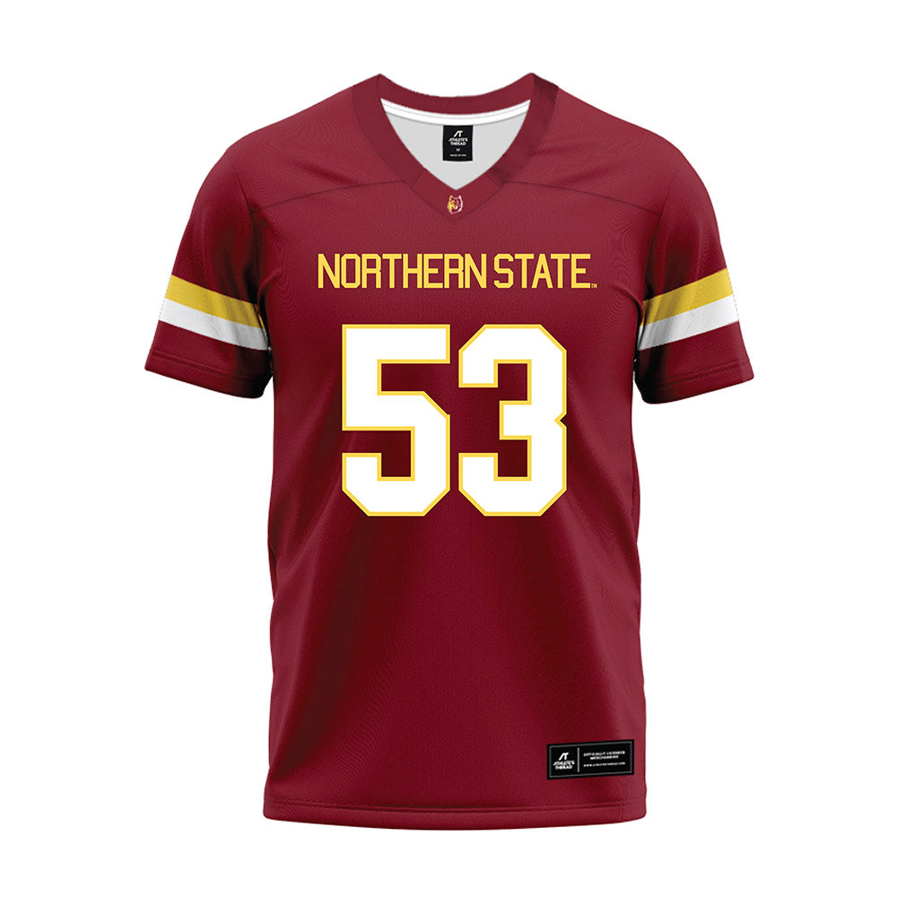 NSU - NCAA Football : Benson Jerry - Maroon Premium Football Jersey-0