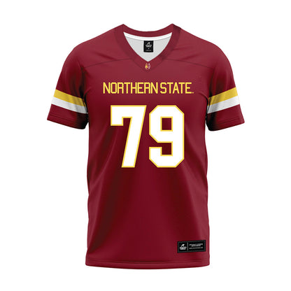 NSU - NCAA Football : Michael Nolan - Maroon Premium Football Jersey-0