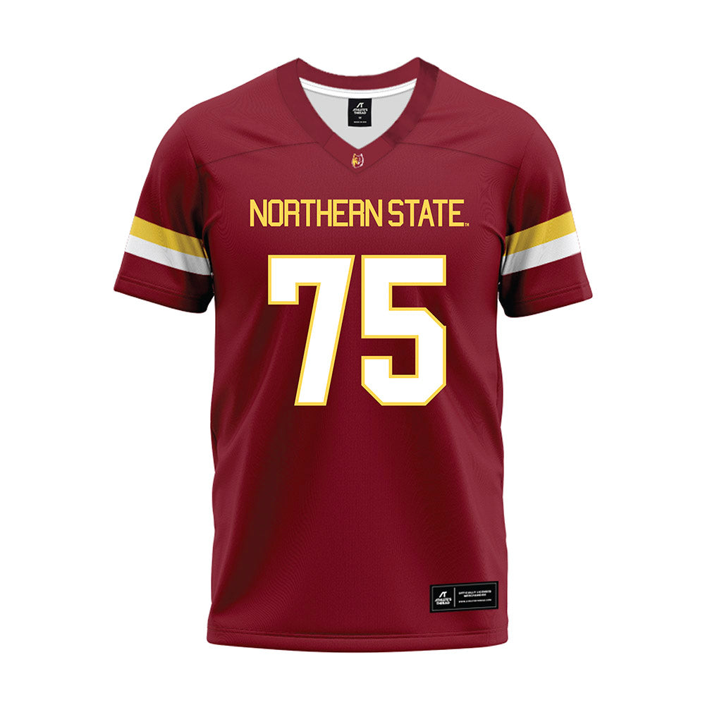 NSU - NCAA Football : Felipe Gonzalez - Maroon Premium Football Jersey-0