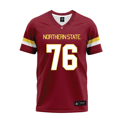 NSU - NCAA Football : Noah Draeger - Maroon Premium Football Jersey-0