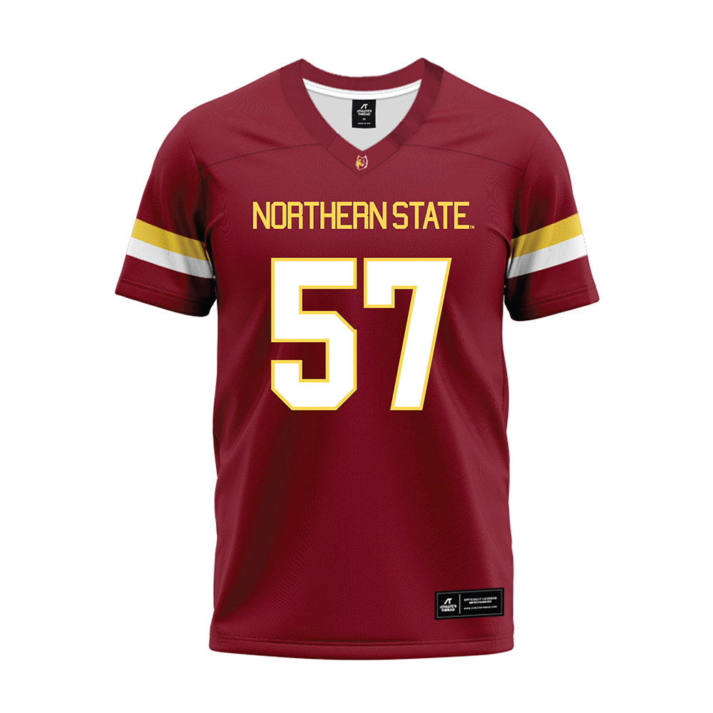 NSU - NCAA Football : Jake Merchlewitz - Maroon Premium Football Jersey-0