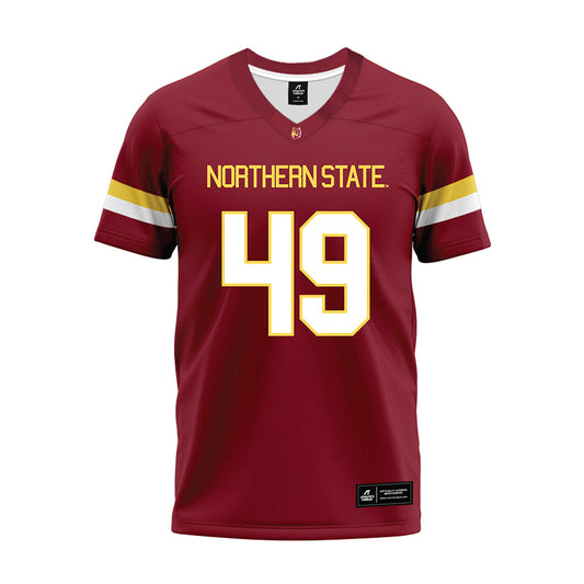 NSU - NCAA Football : Corbin Gerkin - Maroon Premium Football Jersey-0