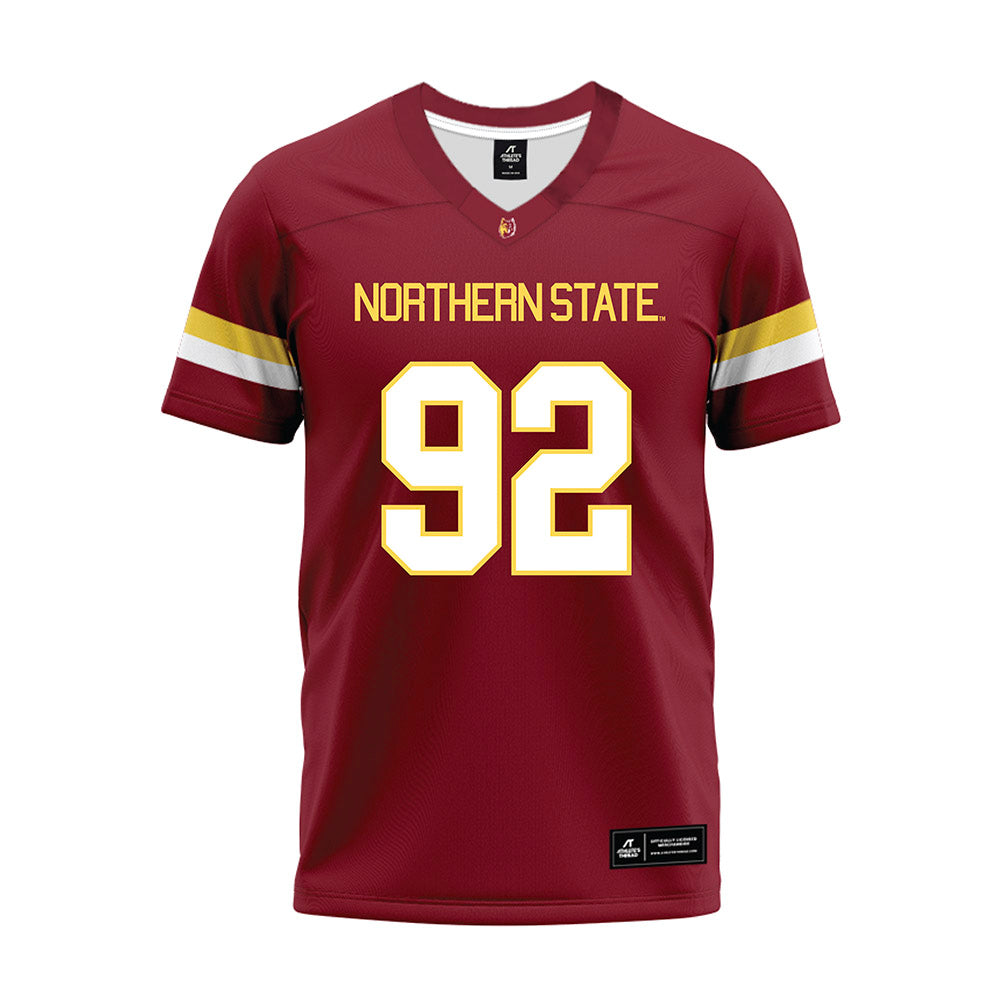 NSU - NCAA Football : Keaton Docken - Maroon Premium Football Jersey-0