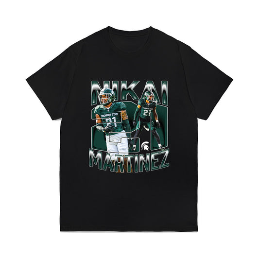Michigan State - NCAA Football : Nikai Martinez - Collage Comfort Colors T-Shirt-0