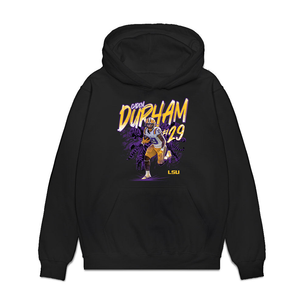 LSU - NCAA Football : Collage Premium Hooded Sweatshirt-0