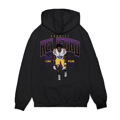 LSU - NCAA Football : Gabriel Reliford - Collage Premium Hooded Sweatshirt-1