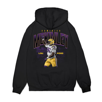 LSU - NCAA Football : Dominick McKinley - Collage Premium Hooded Sweatshirt-1