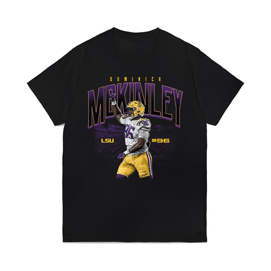 LSU - NCAA Football : Dominick McKinley - Collage Comfort Colors T-Shirt-0