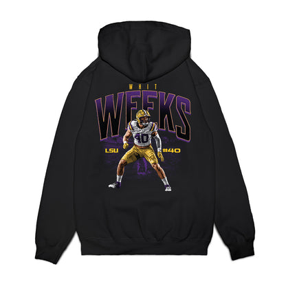 LSU - NCAA Football : Collage Premium Hooded Sweatshirt-1