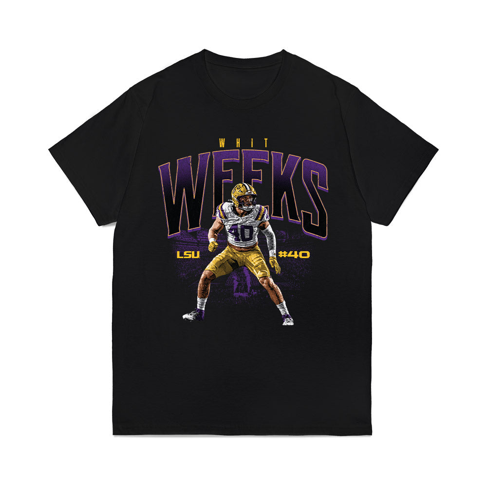 LSU - NCAA Football : Collage Comfort Colors T-Shirt-0