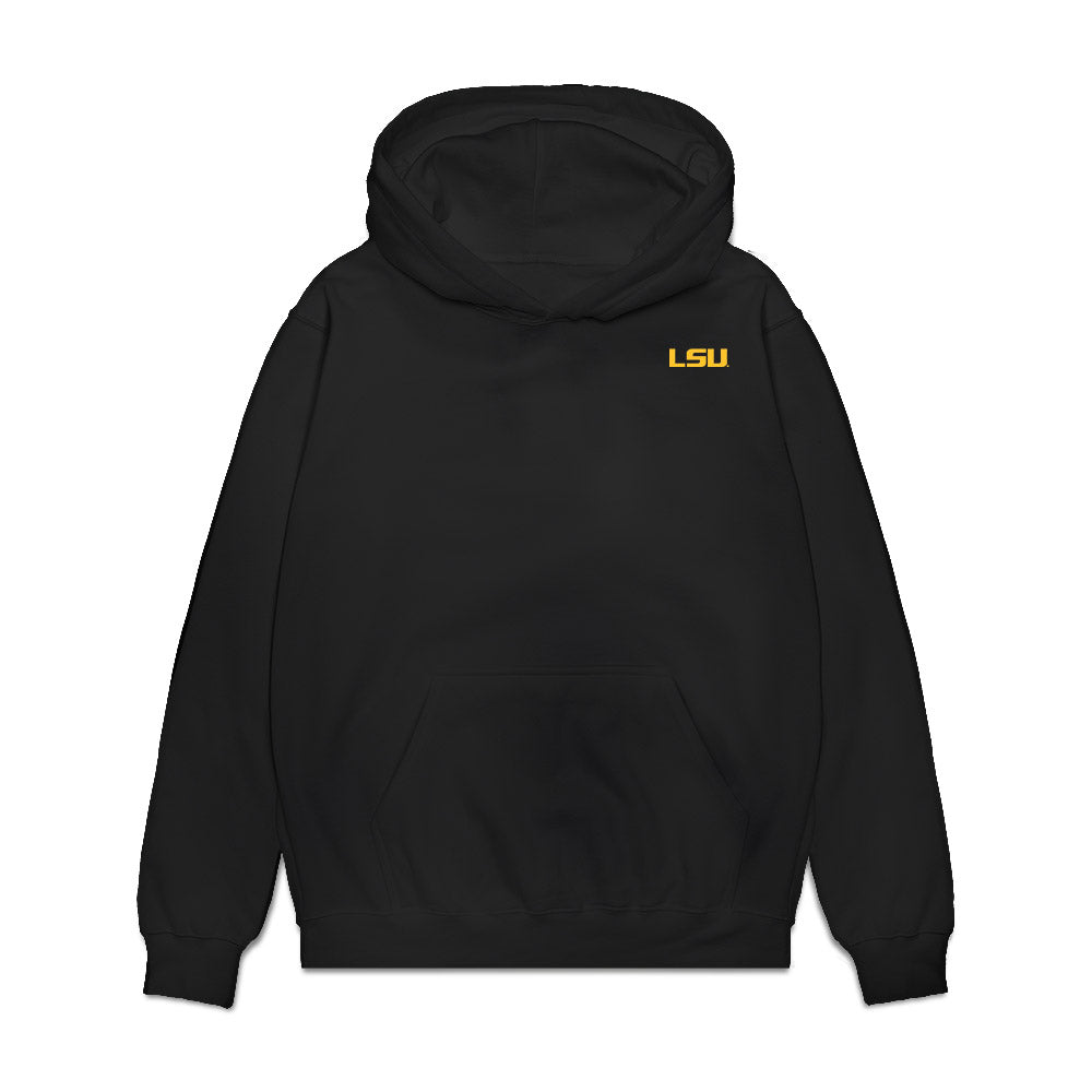 LSU - NCAA Football : Collage Premium Hooded Sweatshirt-0
