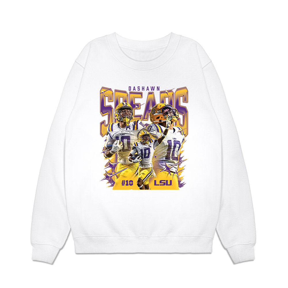 LSU - NCAA Football : Dashawn Spears - Collage Premium Crewneck Sweatshirt-0