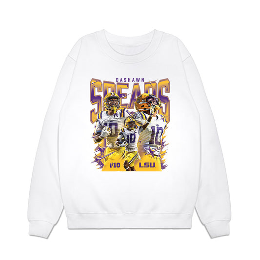 LSU - NCAA Football : Dashawn Spears - Collage Premium Crewneck Sweatshirt-0