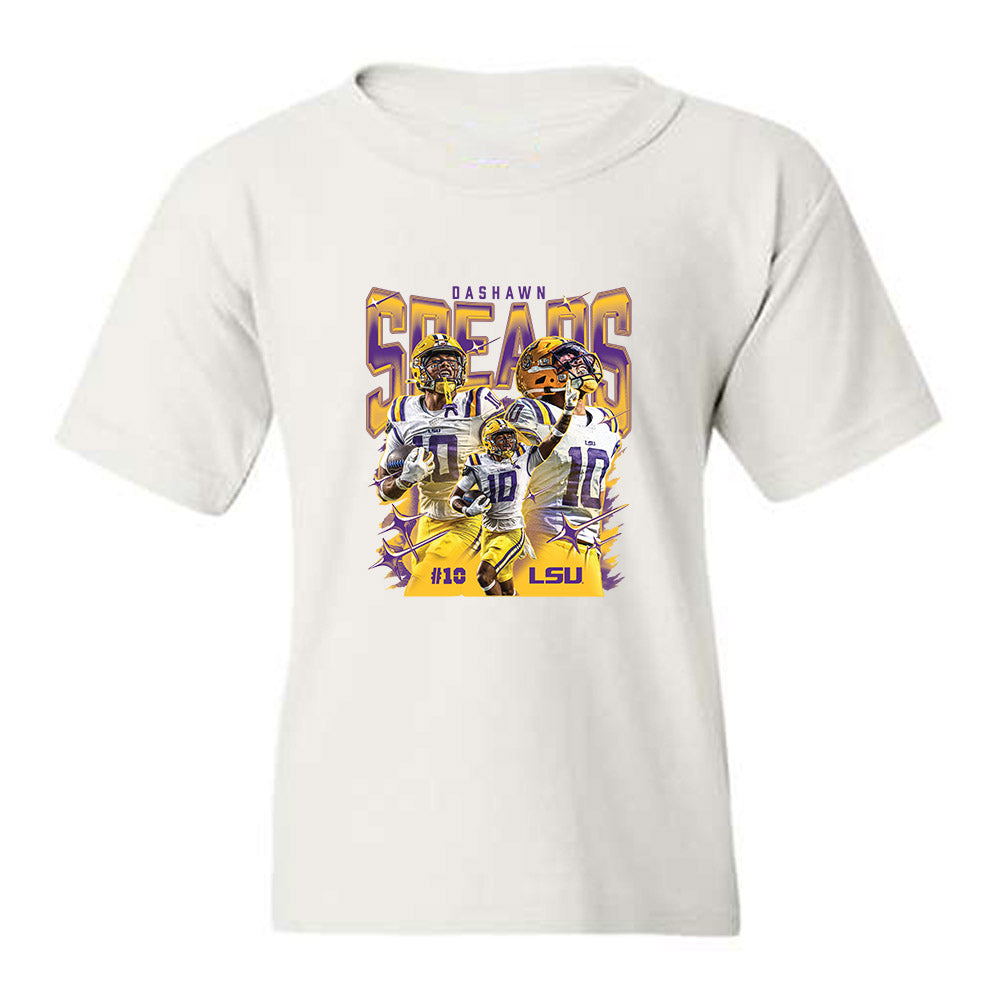 LSU - NCAA Football : Dashawn Spears - Collage Youth T-Shirt-0