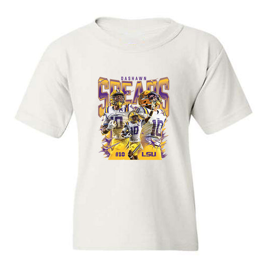 LSU - NCAA Football : Dashawn Spears - Collage Youth T-Shirt-0