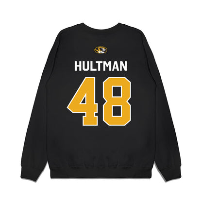 Missouri - NCAA Football : Brady Hultman - Memorial Stadium 100 Year Anniversary Premium Crewneck Sweatshirt-1