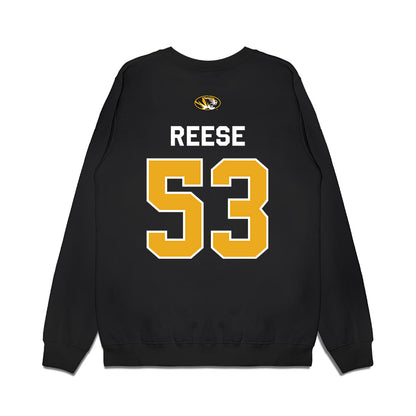 Missouri - NCAA Football : Tommy Reese - Memorial Stadium 100 Year Anniversary Premium Crewneck Sweatshirt-1