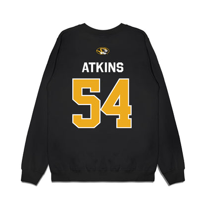 Missouri - NCAA Football : Joshua Atkins - Memorial Stadium 100 Year Anniversary Premium Crewneck Sweatshirt-1