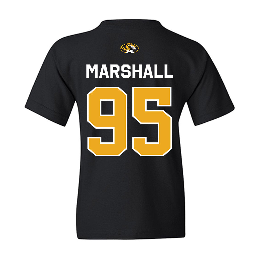Missouri - NCAA Football : Jalen Marshall - Memorial Stadium 100 Year Anniversary Youth T-Shirt-1