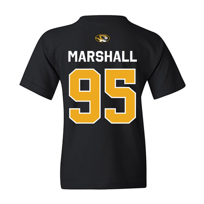 Missouri - NCAA Football : Jalen Marshall - Memorial Stadium 100 Year Anniversary Youth T-Shirt-1