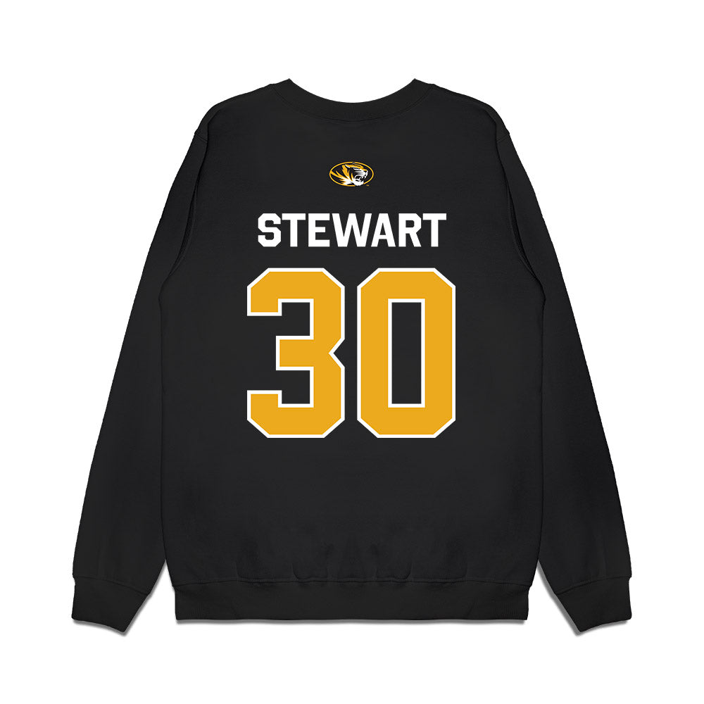Missouri - NCAA Football : Carter Stewart - Memorial Stadium 100 Year Anniversary Premium Crewneck Sweatshirt-1