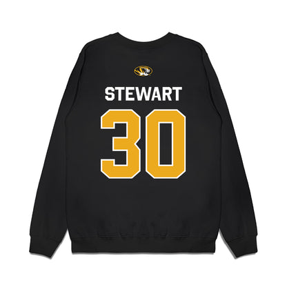 Missouri - NCAA Football : Carter Stewart - Memorial Stadium 100 Year Anniversary Premium Crewneck Sweatshirt-1