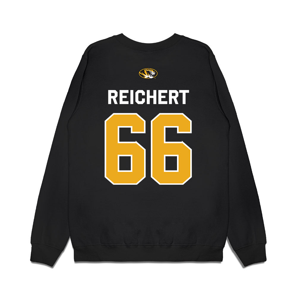 Missouri - NCAA Football : Logan Reichert - Memorial Stadium 100 Year Anniversary Premium Crewneck Sweatshirt-1