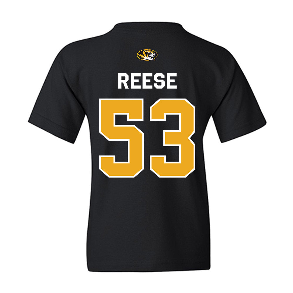 Missouri - NCAA Football : Tommy Reese - Memorial Stadium 100 Year Anniversary Youth T-Shirt-1