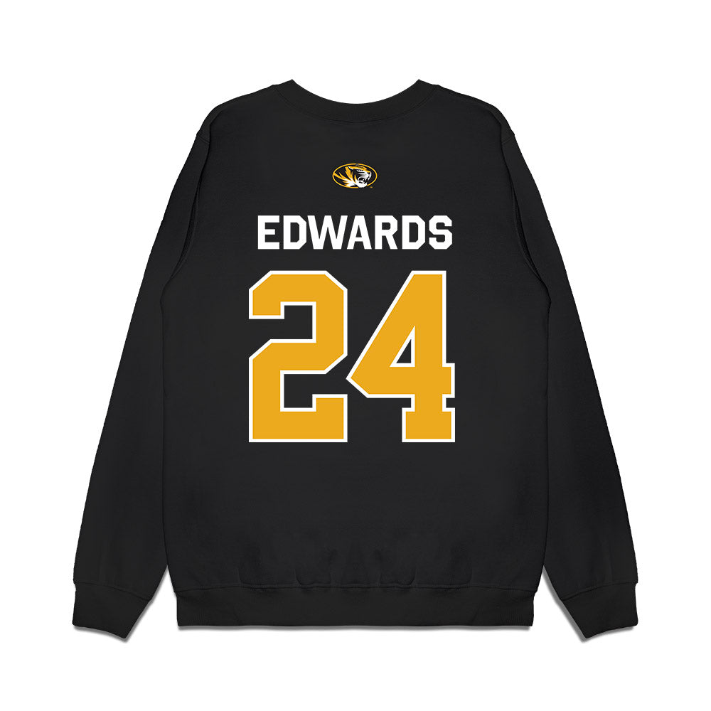 Missouri - NCAA Football : Xaishaun Edwards - Memorial Stadium 100 Year Anniversary Premium Crewneck Sweatshirt-1