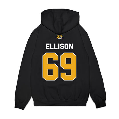 Missouri - NCAA Football : Braylon Ellison - Memorial Stadium 100 Year Anniversary Premium Hooded Sweatshirt-1