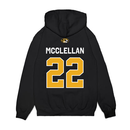 Missouri - NCAA Football : Dante McClellan - Memorial Stadium 100 Year Anniversary Premium Hooded Sweatshirt-1