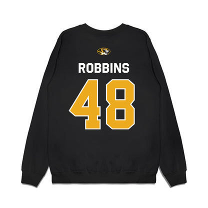 Missouri - NCAA Football : Oliver Robbins - Memorial Stadium 100 Year Anniversary Premium Crewneck Sweatshirt-1