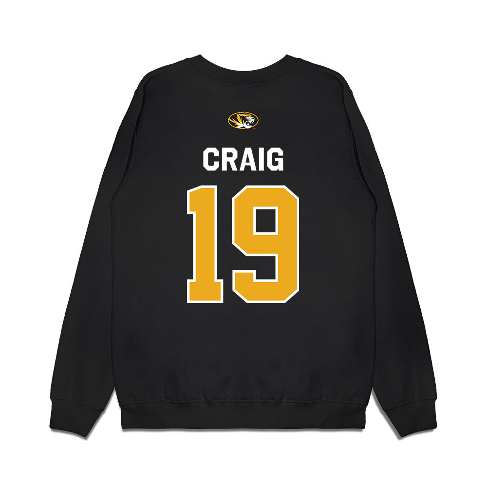 Missouri - NCAA Football : Blake Craig - Memorial Stadium 100 Year Anniversary Premium Crewneck Sweatshirt-1