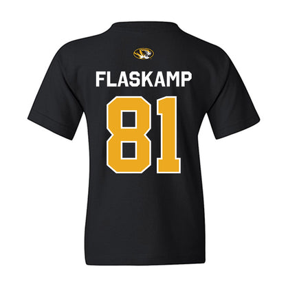 Missouri - NCAA Football : Noah Flaskamp - Memorial Stadium 100 Year Anniversary Youth T-Shirt-1