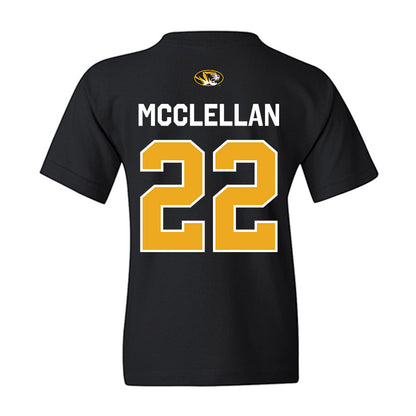 Missouri - NCAA Football : Dante McClellan - Memorial Stadium 100 Year Anniversary Youth T-Shirt-1