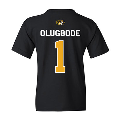 Missouri - NCAA Football : Donovan Olugbode - Memorial Stadium 100 Year Anniversary Youth T-Shirt-1