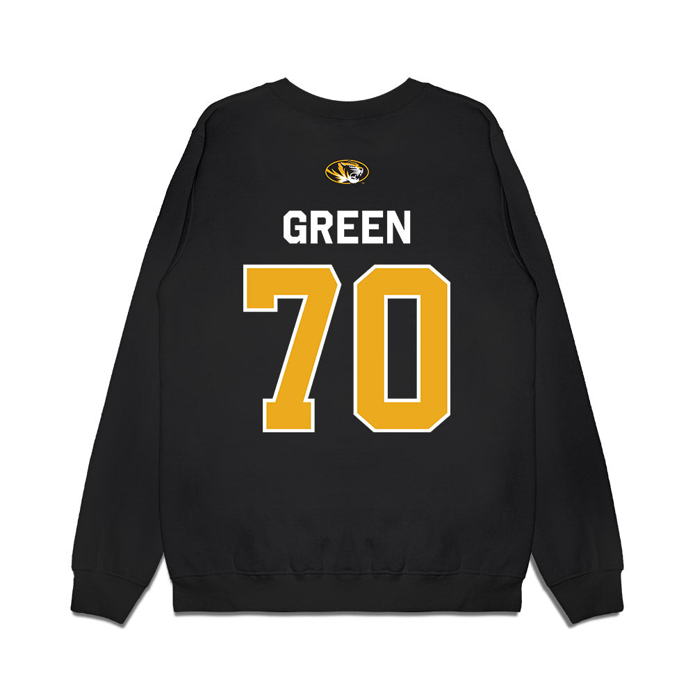 Missouri - NCAA Football : Cayden Green - Memorial Stadium 100 Year Anniversary Premium Crewneck Sweatshirt-1