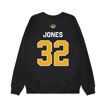 Missouri - NCAA Football : Brody Jones - Memorial Stadium 100 Year Anniversary Premium Crewneck Sweatshirt-1