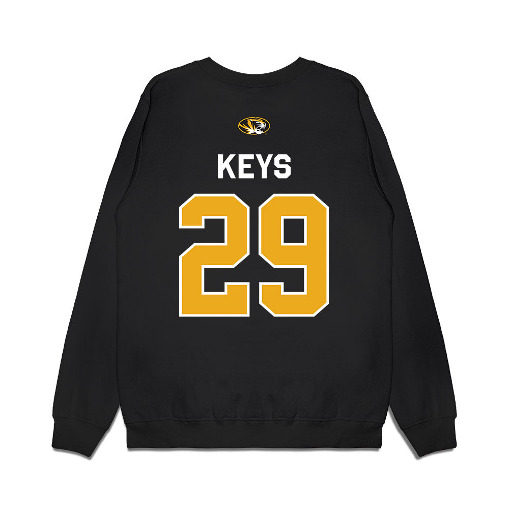 Missouri - NCAA Football : Cameron Keys - Memorial Stadium 100 Year Anniversary Premium Crewneck Sweatshirt-1