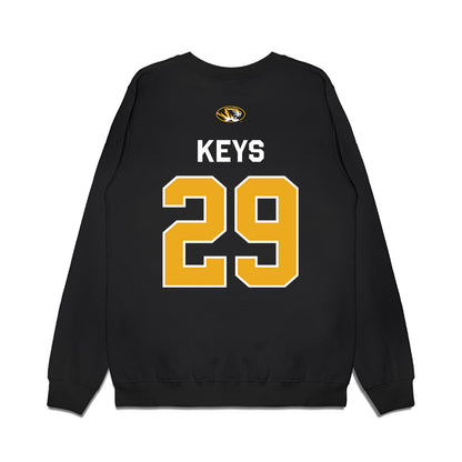 Missouri - NCAA Football : Cameron Keys - Memorial Stadium 100 Year Anniversary Premium Crewneck Sweatshirt-1