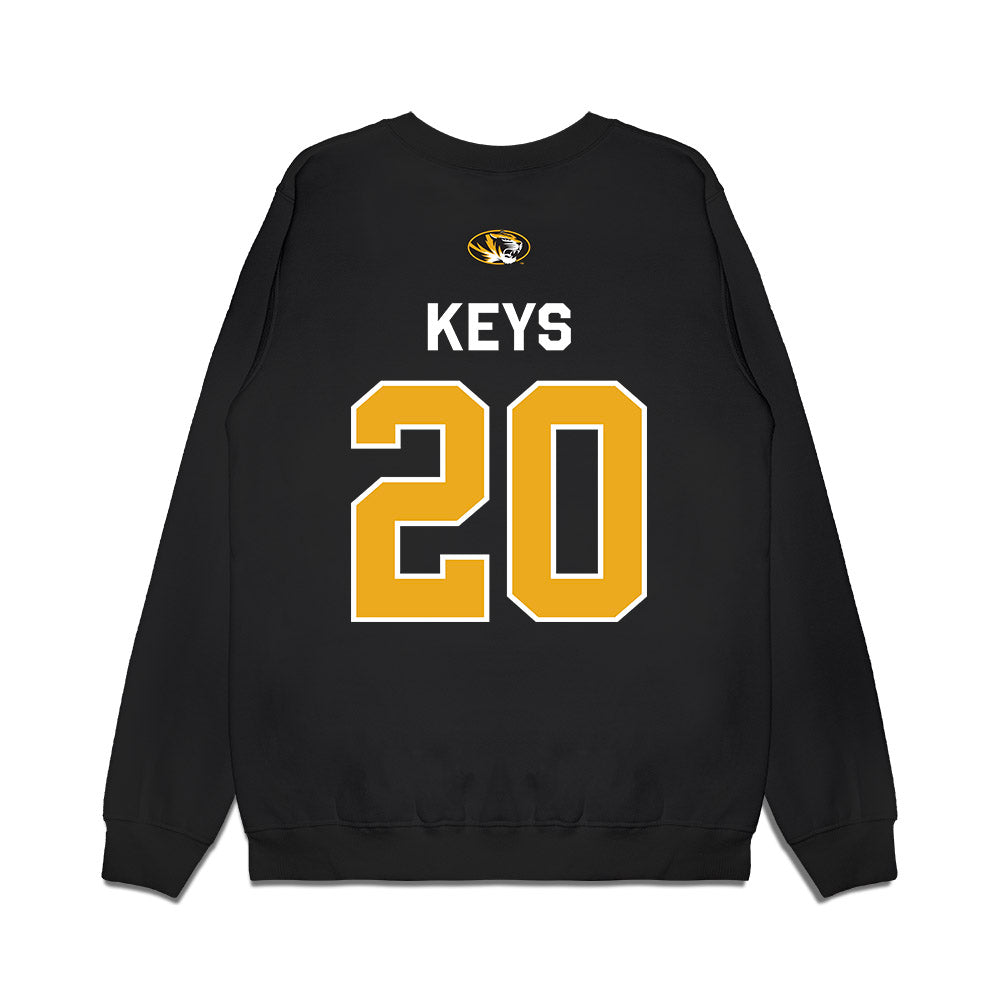 Missouri - NCAA Football : Cameron Keys - Memorial Stadium 100 Year Anniversary Premium Crewneck Sweatshirt-1