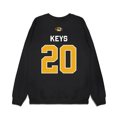 Missouri - NCAA Football : Cameron Keys - Memorial Stadium 100 Year Anniversary Premium Crewneck Sweatshirt-1