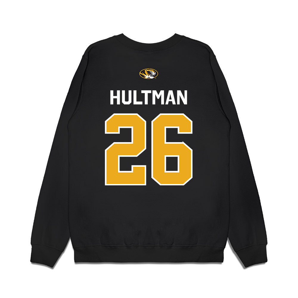Missouri - NCAA Football : Brady Hultman - Memorial Stadium 100 Year Anniversary Premium Crewneck Sweatshirt-1